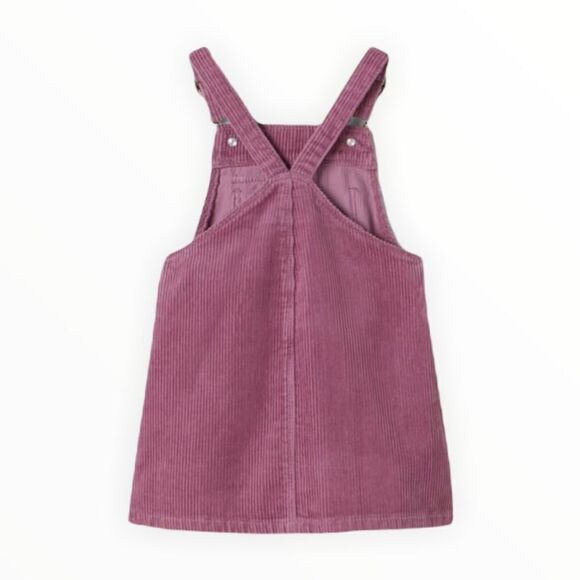 ZARA Kids | Pink | CORDUROY POCKET OVERALL DRESS - Picture 2 of 5